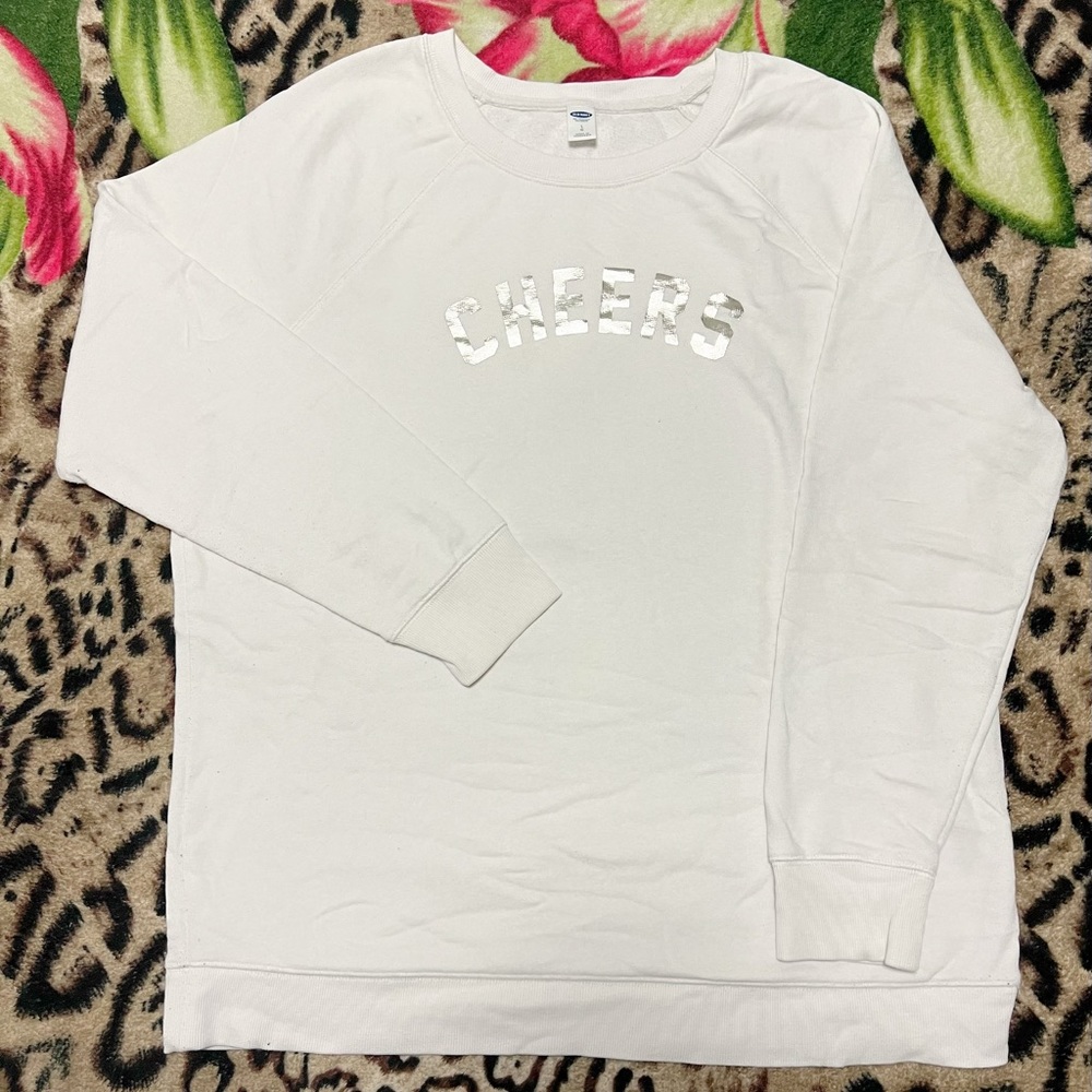 White sweatshirt